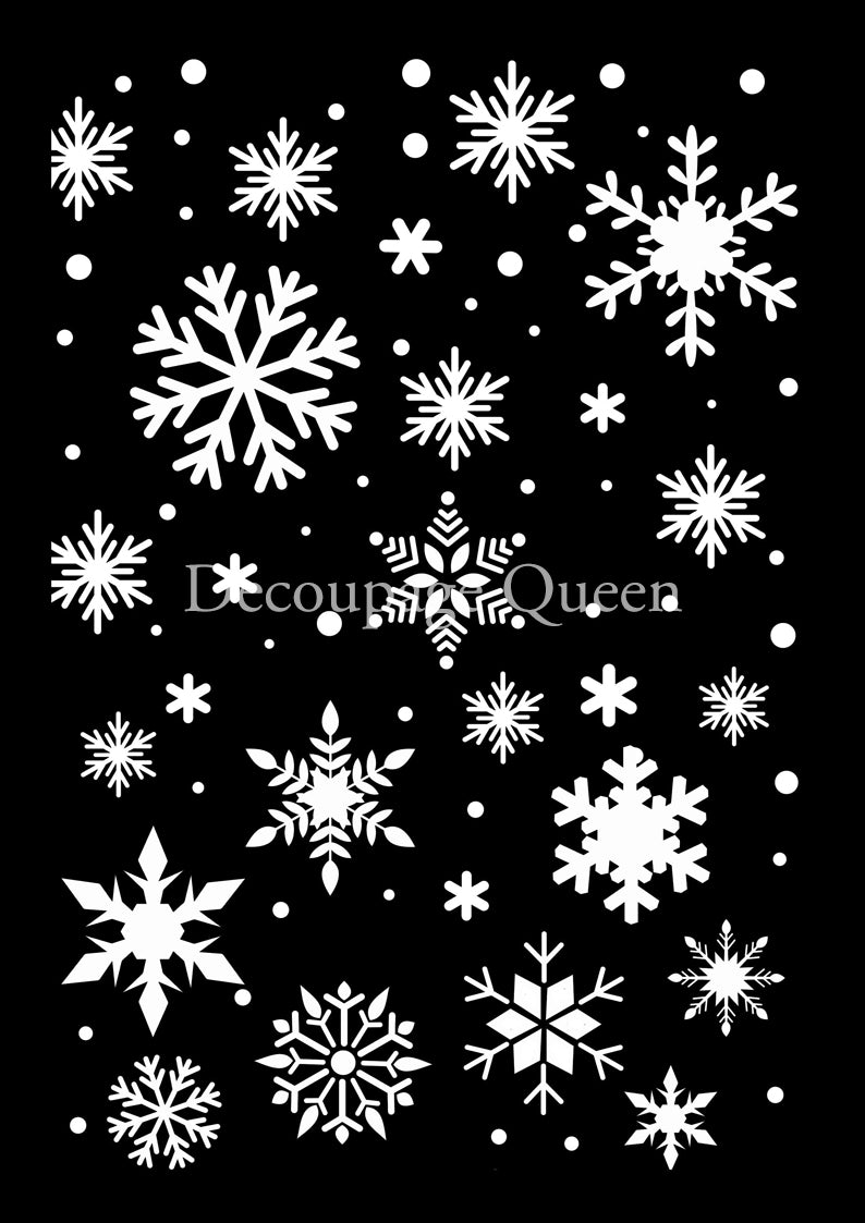 Snowflakes Stencil 