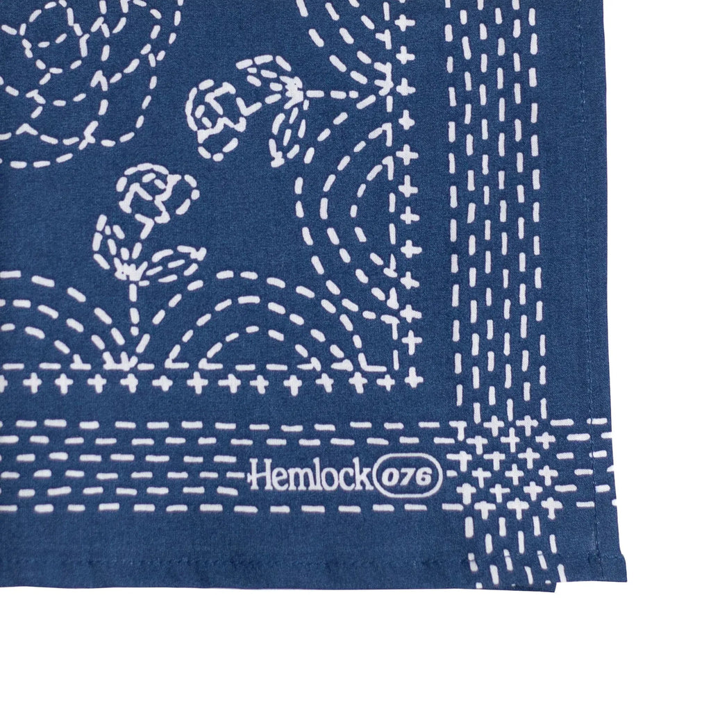 Hemlock Goods Iona # 76 Premium Cotton Handmade Bandana-BluebirdMercantile