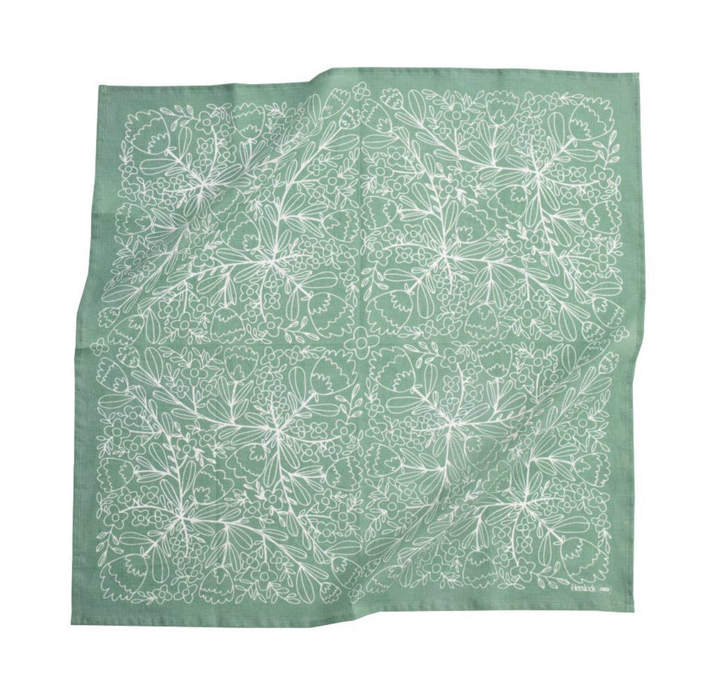 Hemlock Goods Pretty Poison Series no. 6 Collection Bandanas your choice 100% cotton, Terra, Ivy, Pills, Rosehips, Horses, Poison-BluebirdMercantile