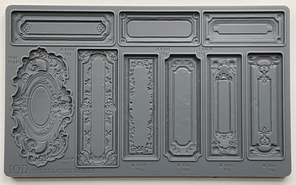 Iron Orchid Design CONSERVATORY LABELS 6×10 DECOR MOULD™-BluebirdMercantile