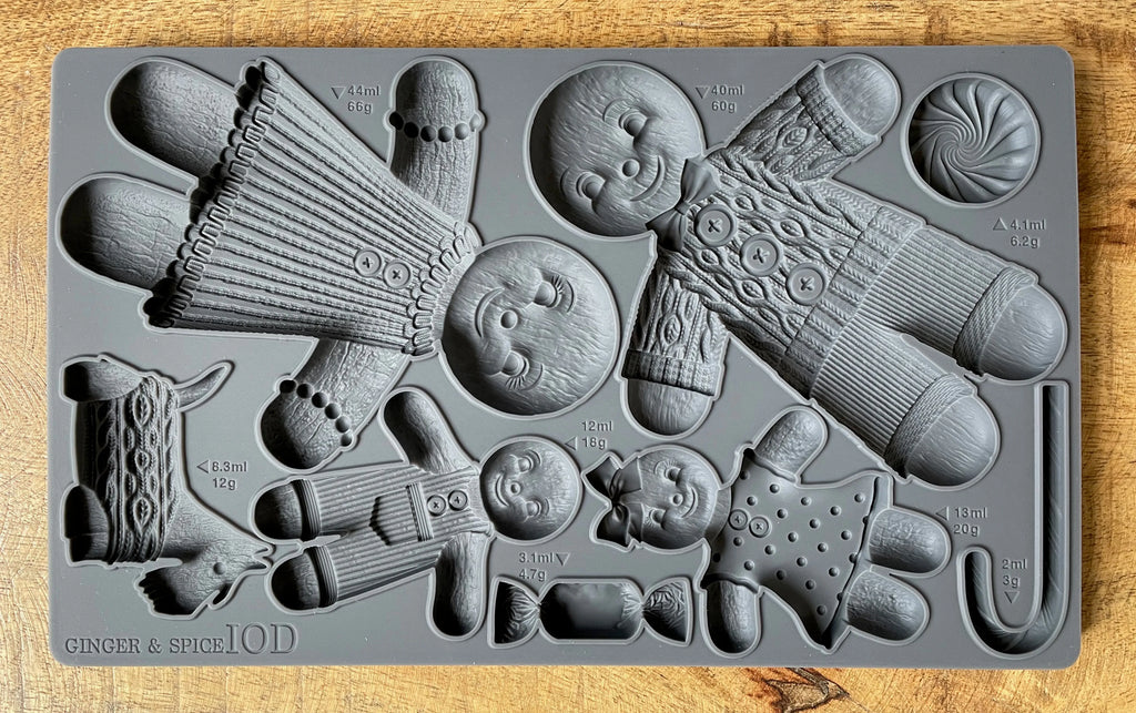 Iron Orchid Design Ginger & Spice 6×10 Decor Mould™ limited edition-BluebirdMercantile