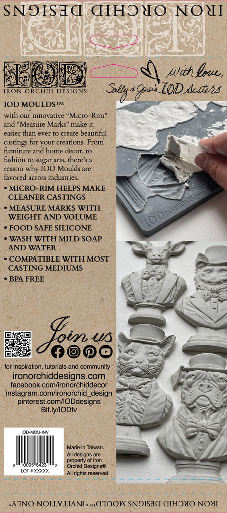 Iron Orchid Design INVITATION ONLY 6×10 DECOR MOULD™-BluebirdMercantile