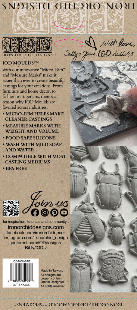 Iron Orchid Design SPECIMENS 6×10 DECOR MOULD™-BluebirdMercantile