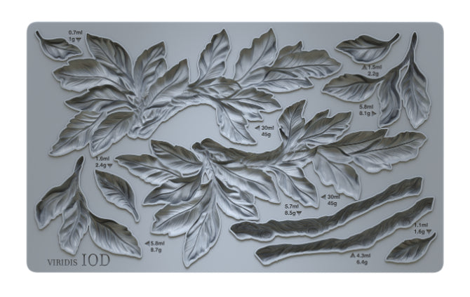 Iron Orchid Design VIRIDIS 6×10 DECOR MOULD™-BluebirdMercantile