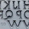 Iron Orchid Designs Victoria Letters mould 6 x 10 in-BluebirdMercantile