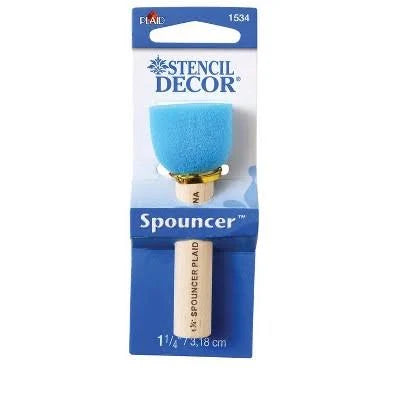 Plaid Stencil Brush- Spouncer 1 1/4’’ in - sponge brush