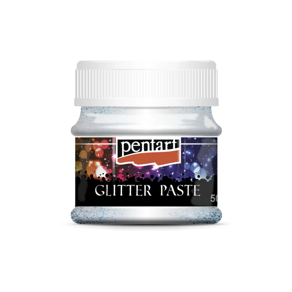 Pentart Glitter Paste 50 ml- Silver-BluebirdMercantile